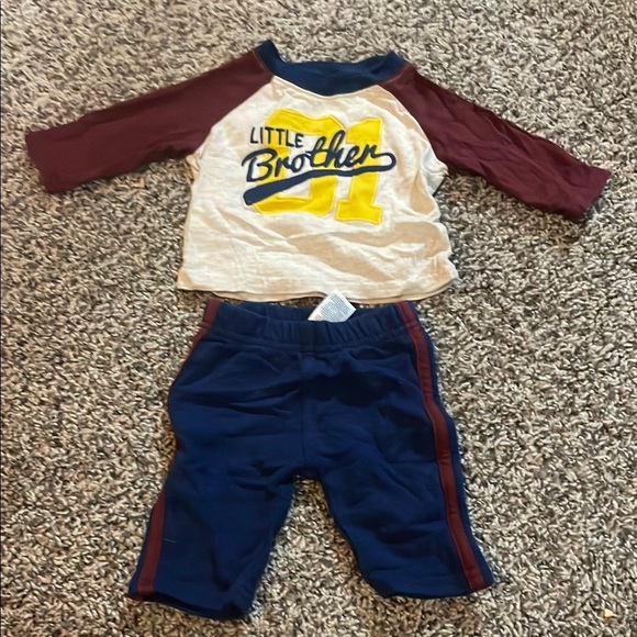 child of mine Other - Child of Mine Maroon and Navy Kids Matching Set